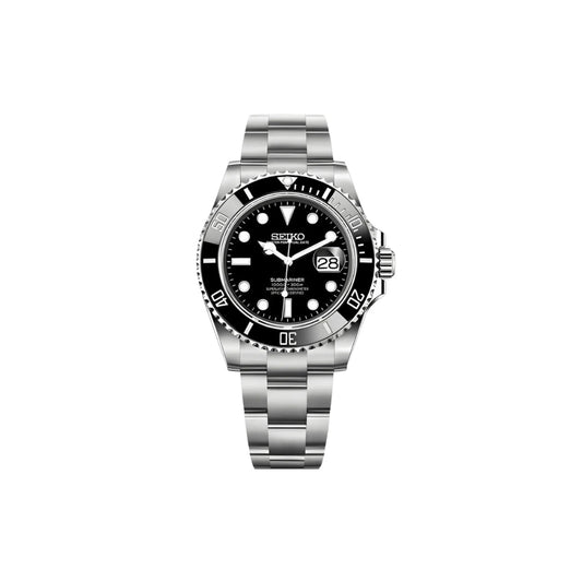 SEIKOMARINER CLASSIC BLACK MEN'S MOD WATCH