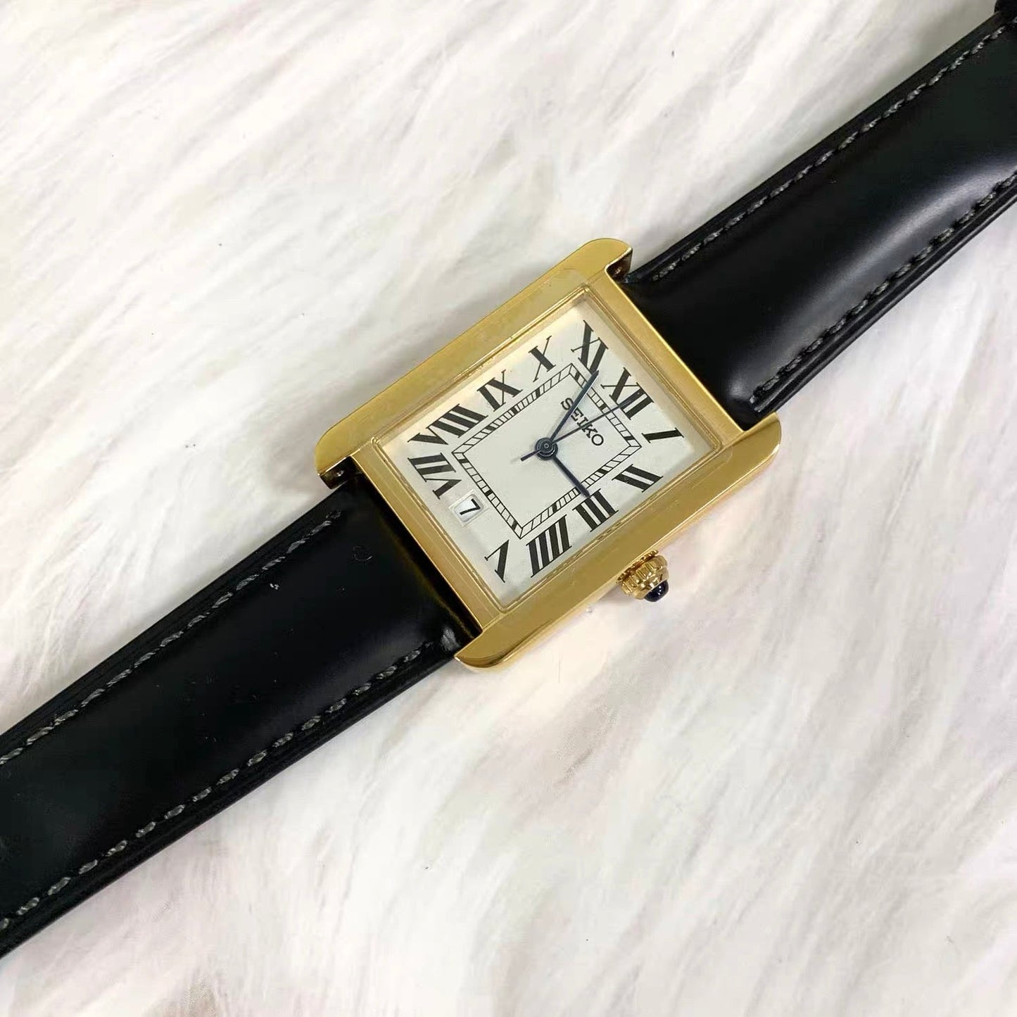 SEIKOTANK LADIES WHITE FACE (CLASSIC/ DIAMOND)
